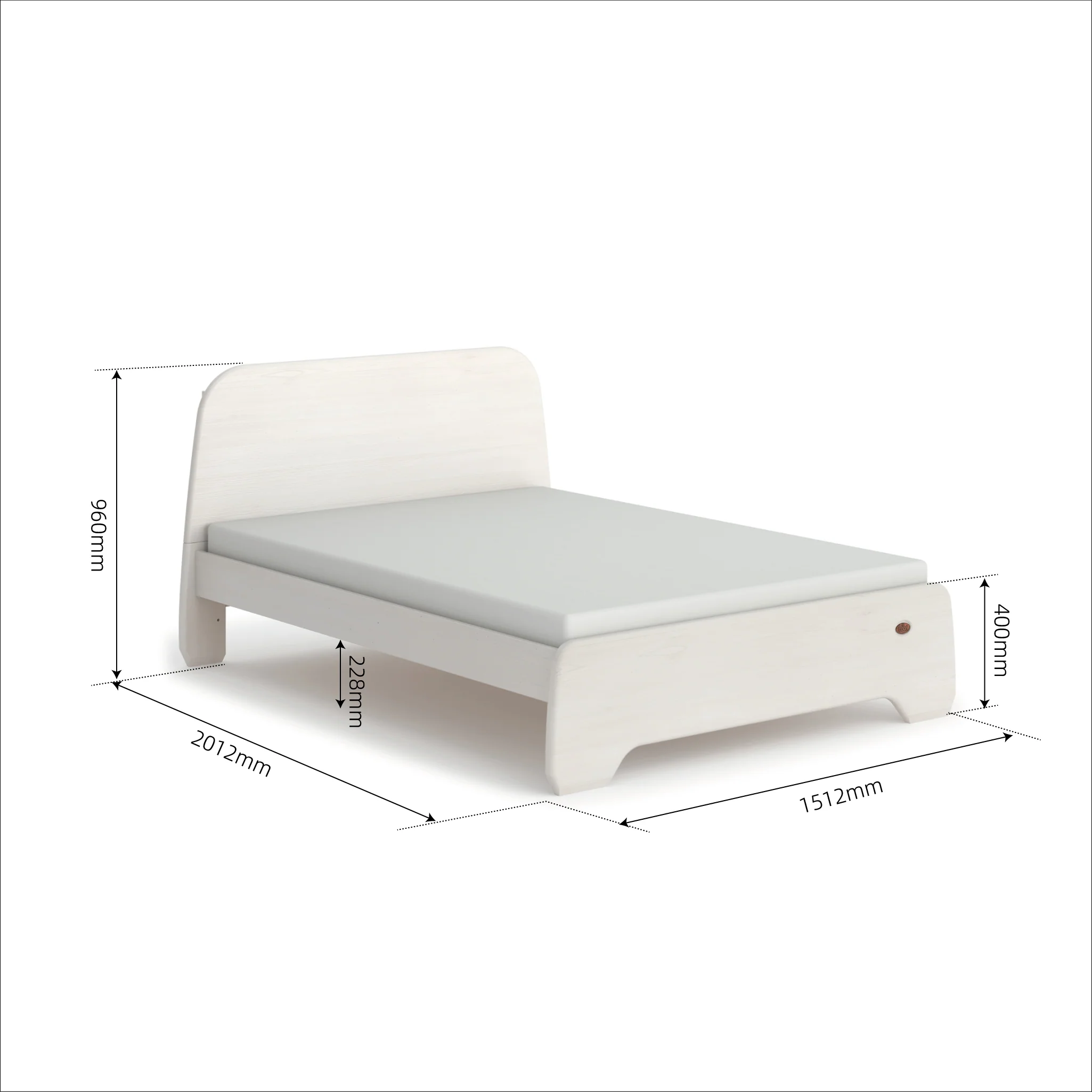 Cloud Double Bed - Image 2