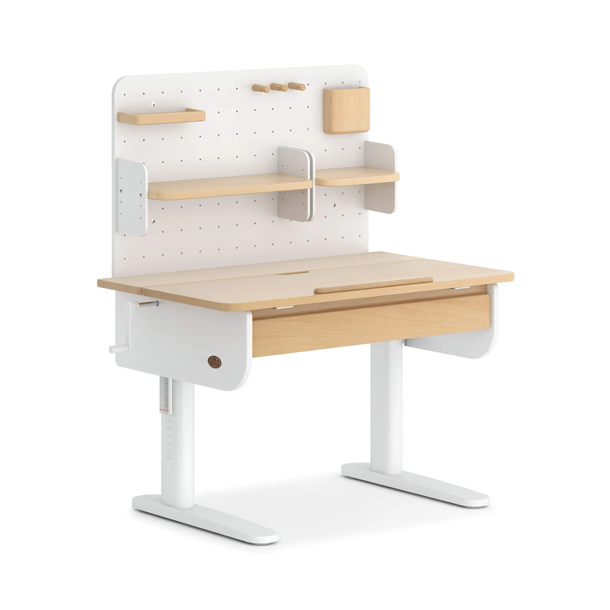 Ergonomic Desk with Pegboard Bookshelf Bundle - Image 15