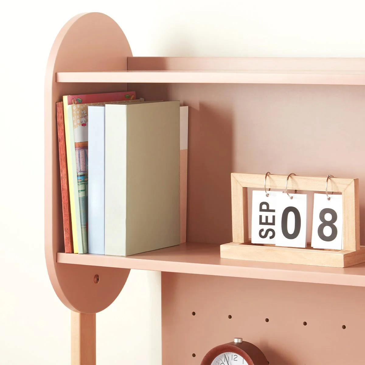 Euler Desk with Pegboard Hutch, Study Chair - Image 8