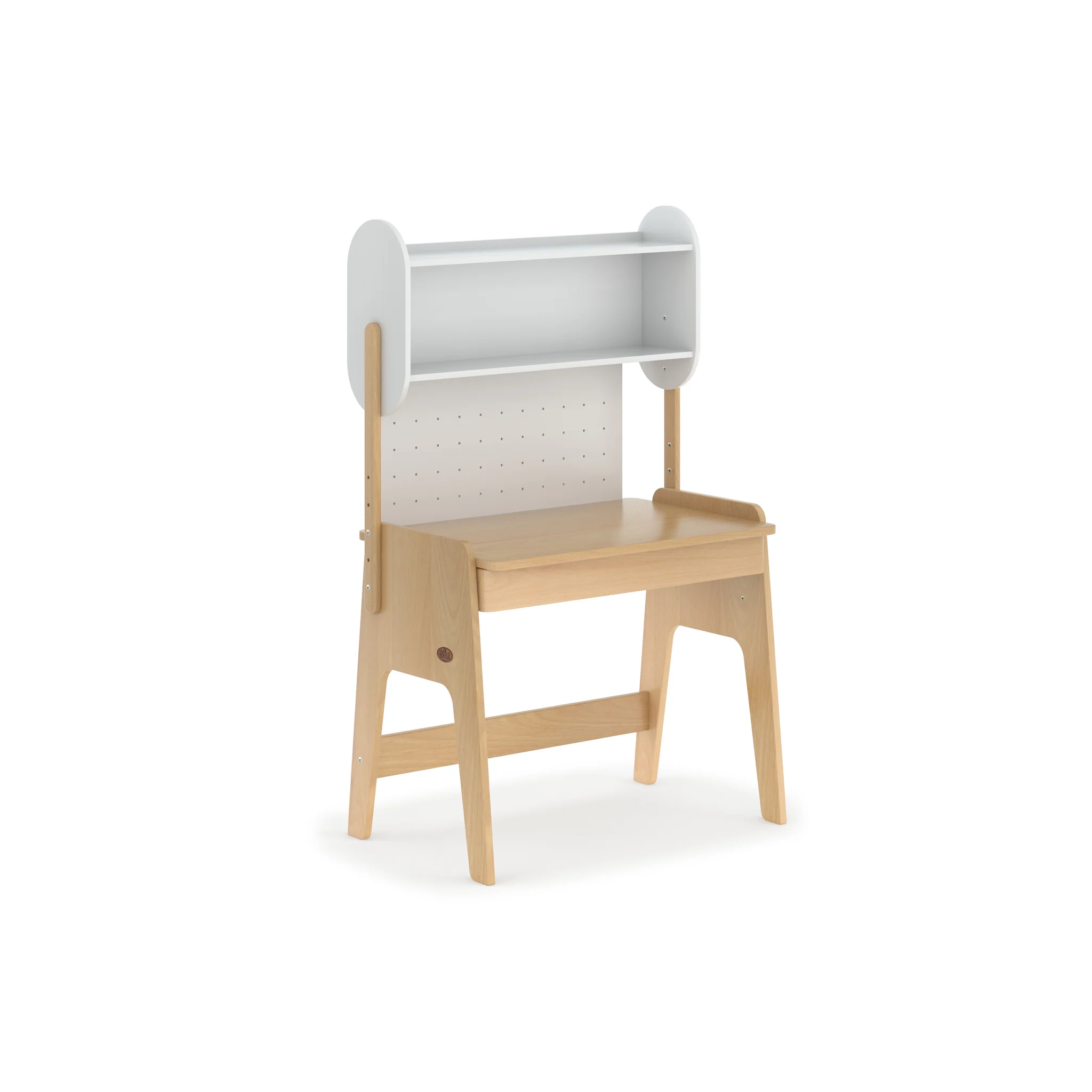 Euler Desk with Pegboard Hutch - Image 10