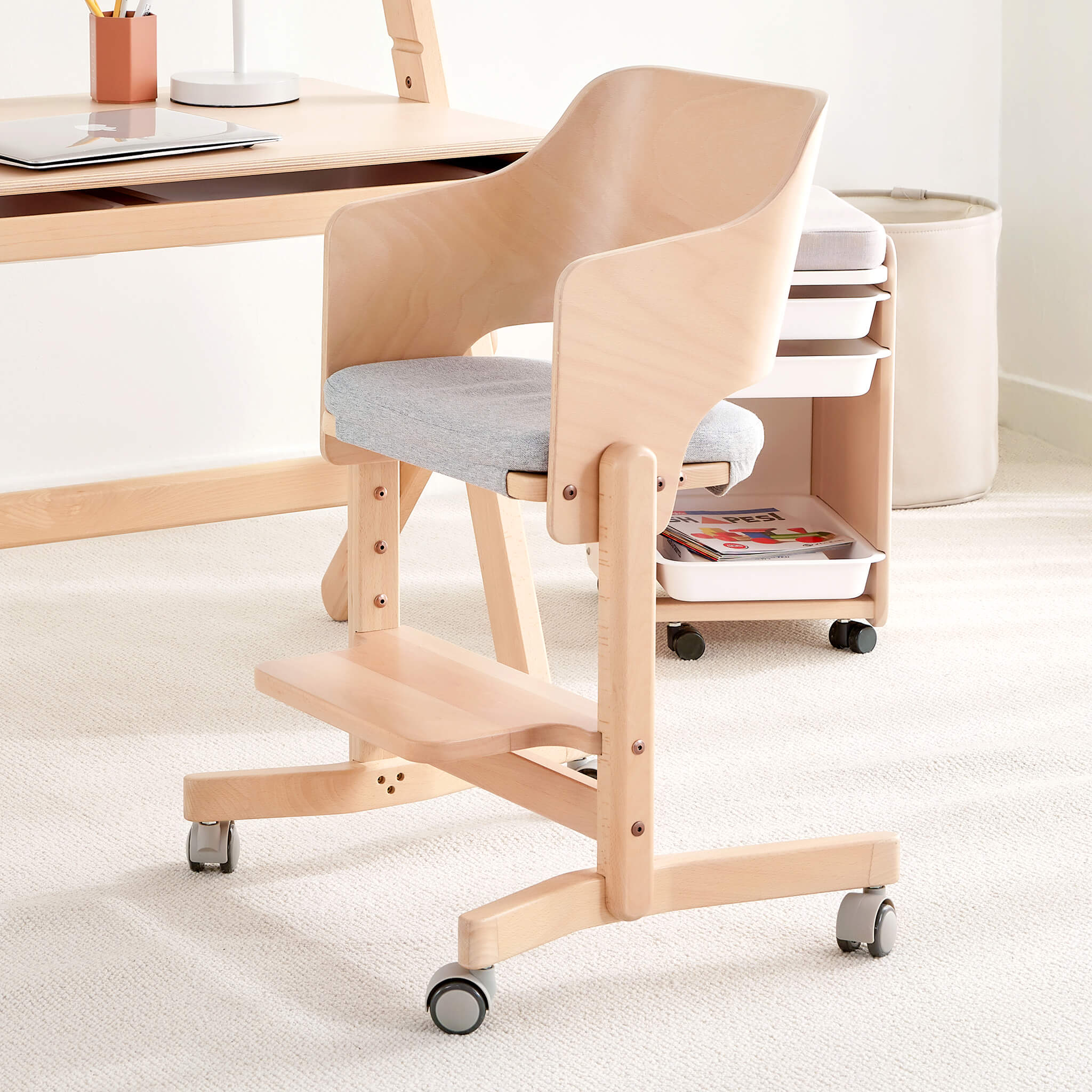 Elite Study Chair with Seat Cushion Set - Image 10