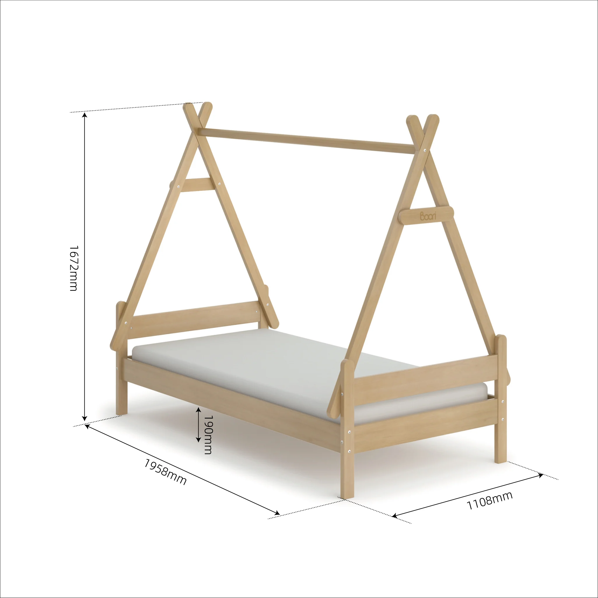 Forest Teepee Single Bed - Image 2