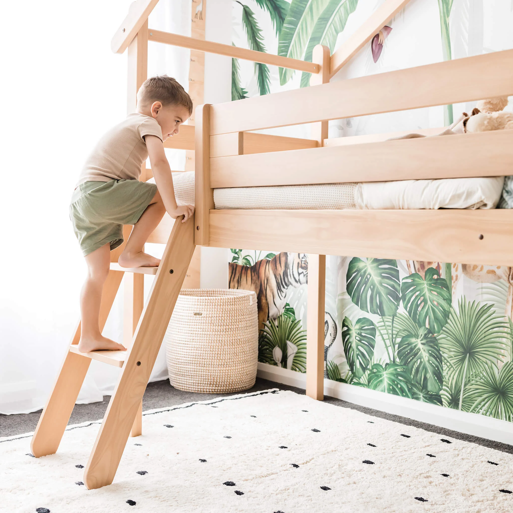 Forest Teepee Single Loft Bed Bundle - Image 13