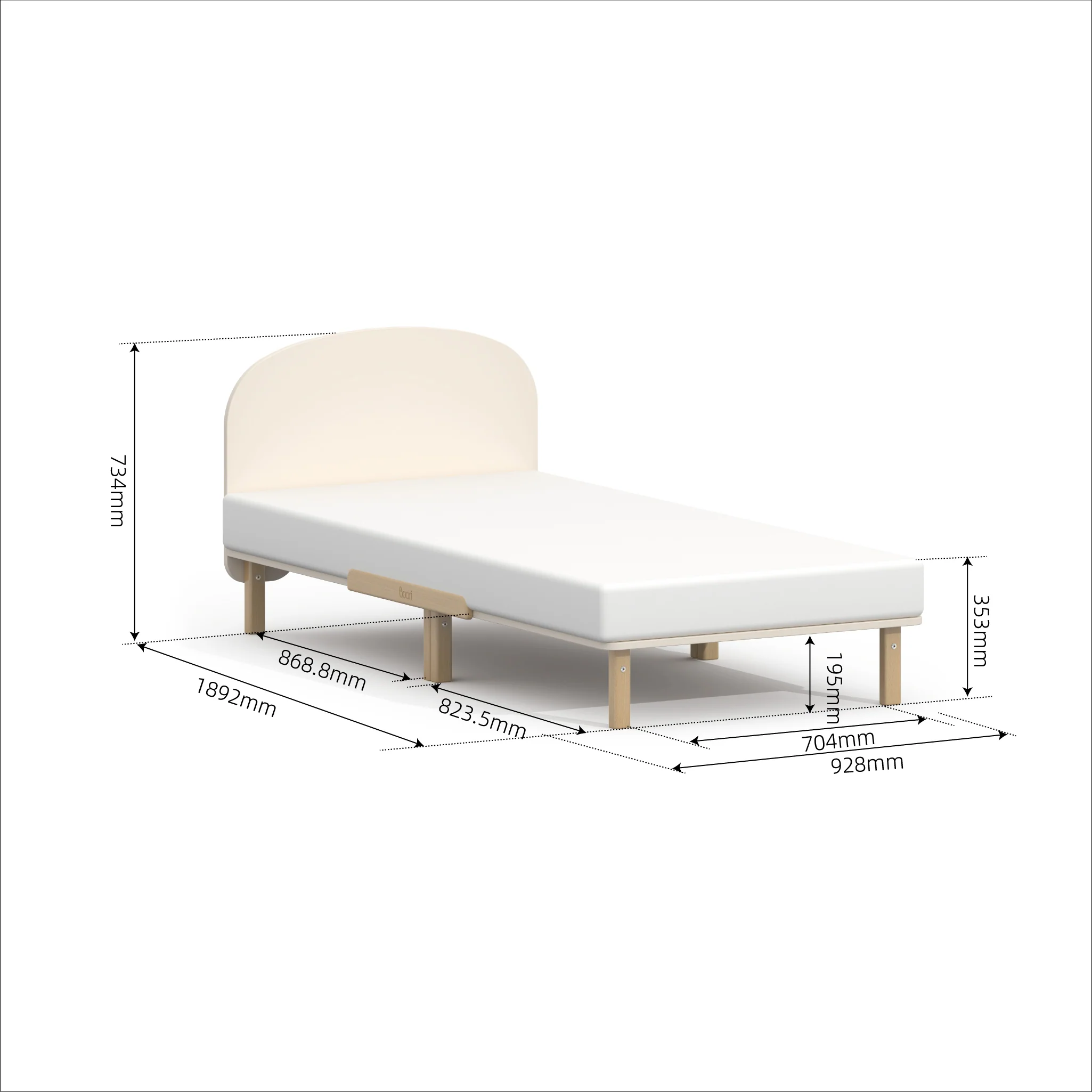 Leaf Single Bed - Image 2