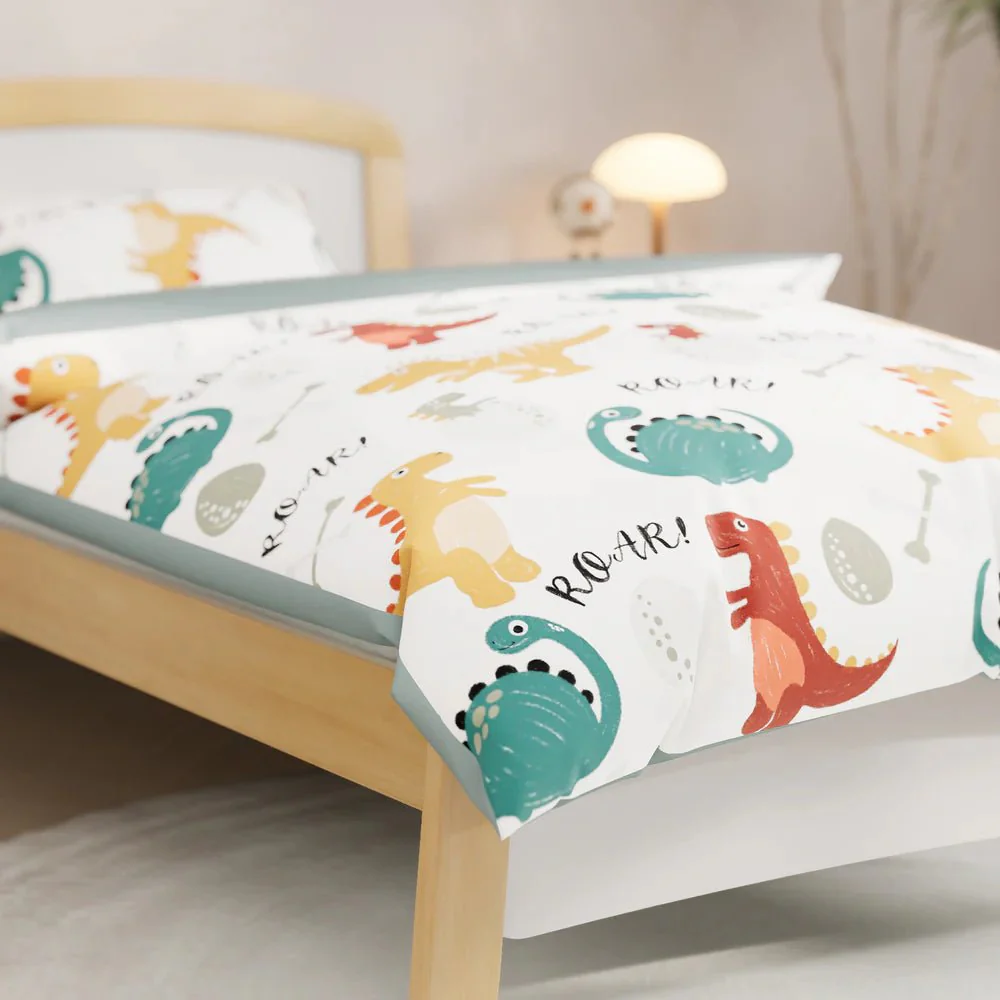 Little Dinosaur Single Quilt Cover Set - Image 6