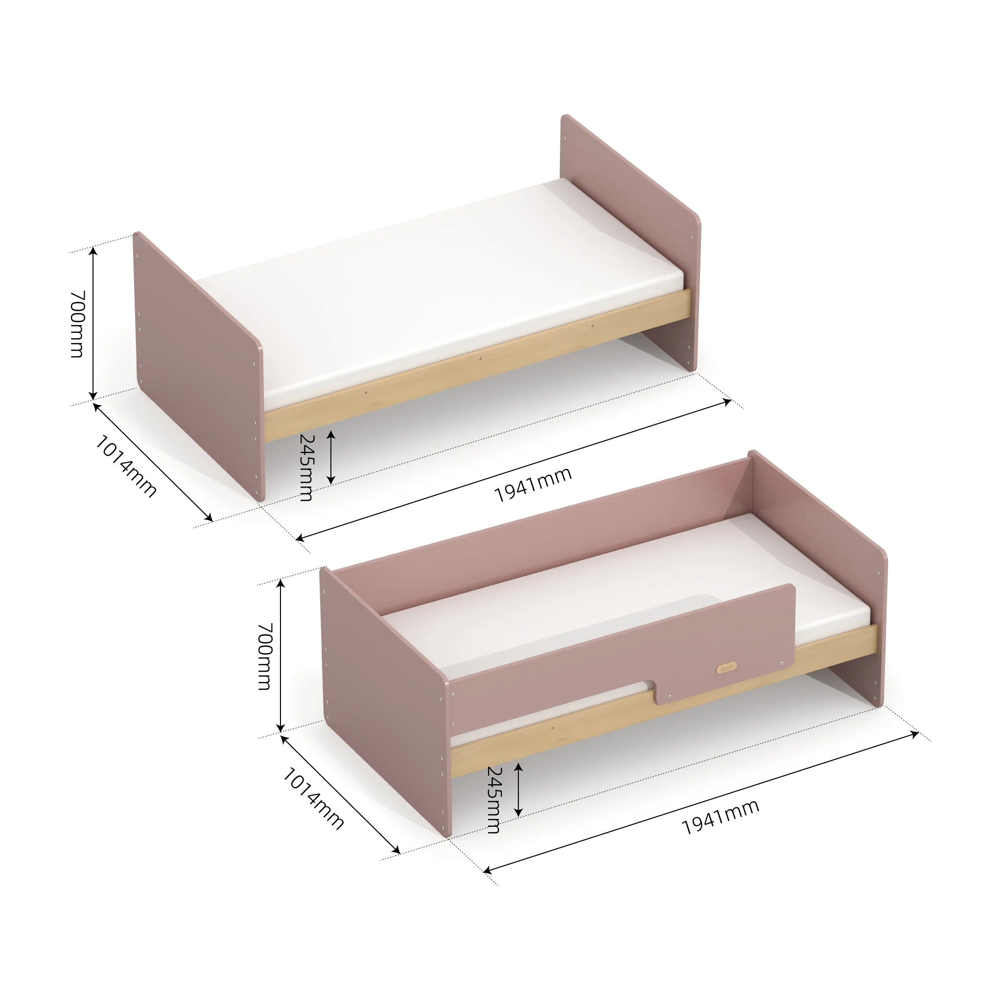 Neat Single Bunk Bed - Image 6