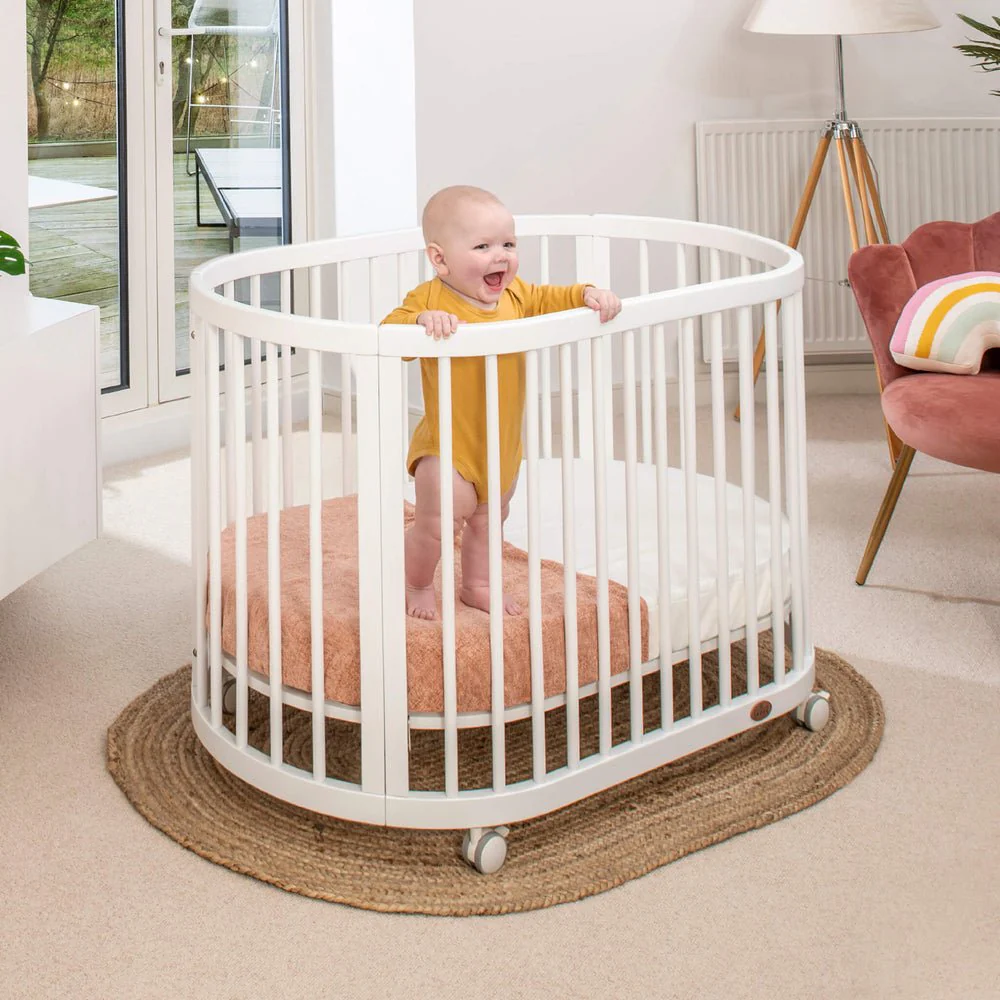 Oasis Oval Cot with Mattress Bundle - Image 4