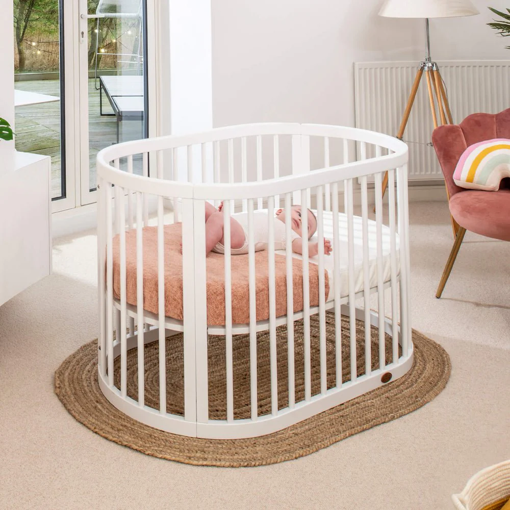 Oasis Oval Cot with Mattress Bundle - Image 6
