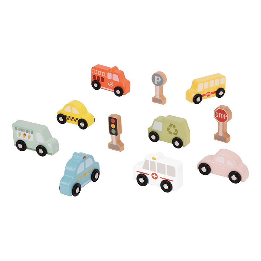 Transportation & Street Sign Set Wooden Toys - Image 5