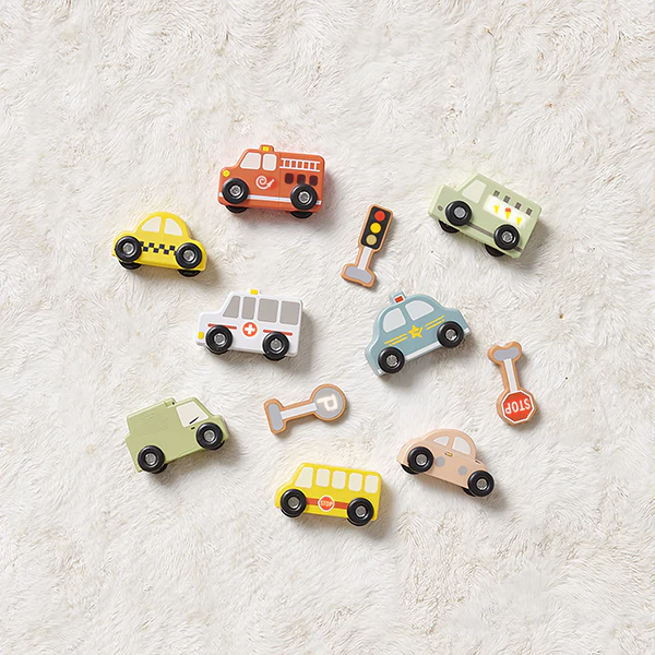 Transportation & Street Sign Set Wooden Toys - Image 9